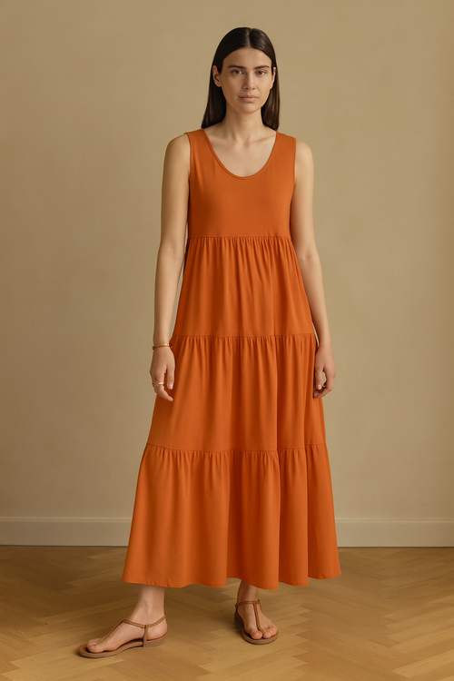 Amber - Elegante Geel-Zwarte Jurk
